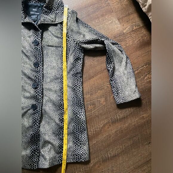 DENNIS BASSO faux fur coat GLAM fancy animal print snakeskin soft warm sz S - Picture 11 of 11